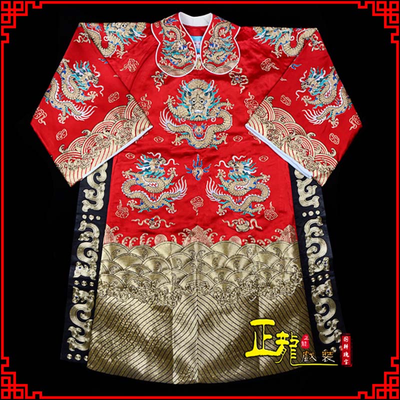 龙城皇帝蟒袍全金八宝团龙蟒